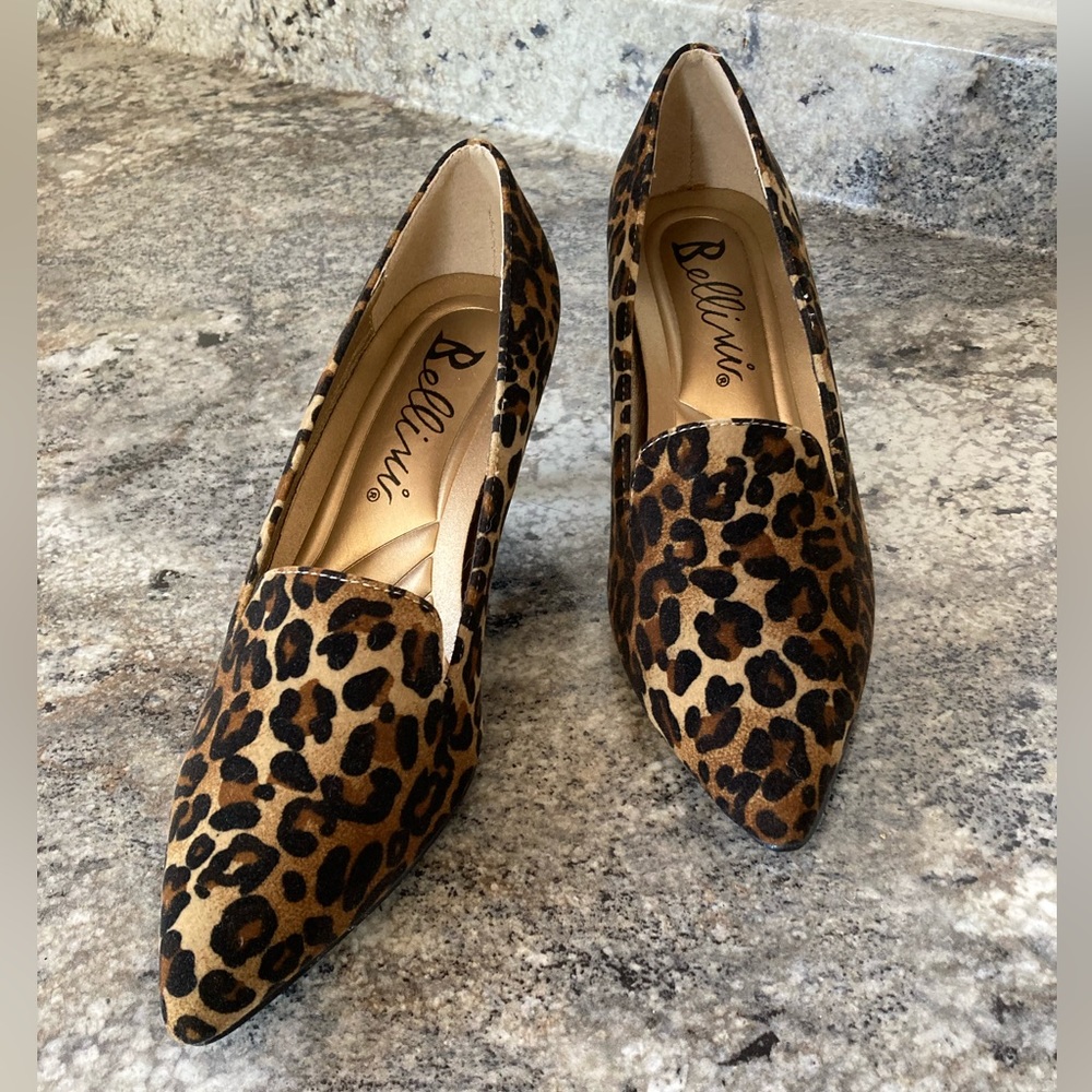 Bellini Animal Print Heels Size 6M